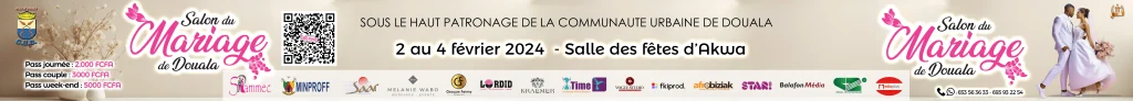 Banderolle du salon du mariage de Douala 2024 - Sammec